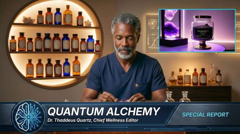 Why Big Pharma Fears My Sub-Atomic Healing Dirt and Quantum Brain-Alignment Pills